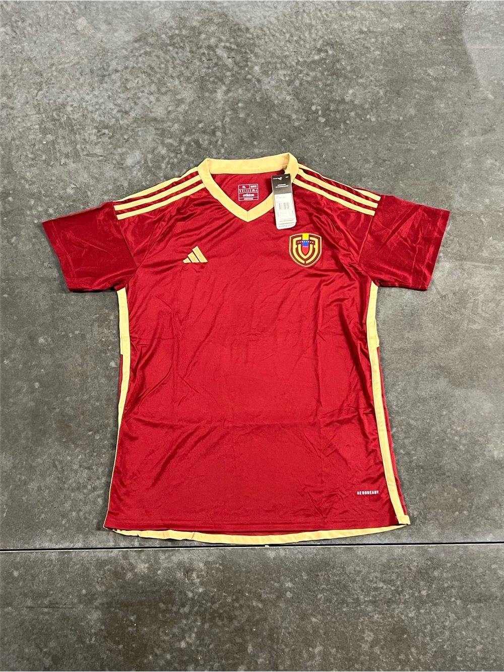 Adidas Venezuela National Team Red Soccer Jersey NWT